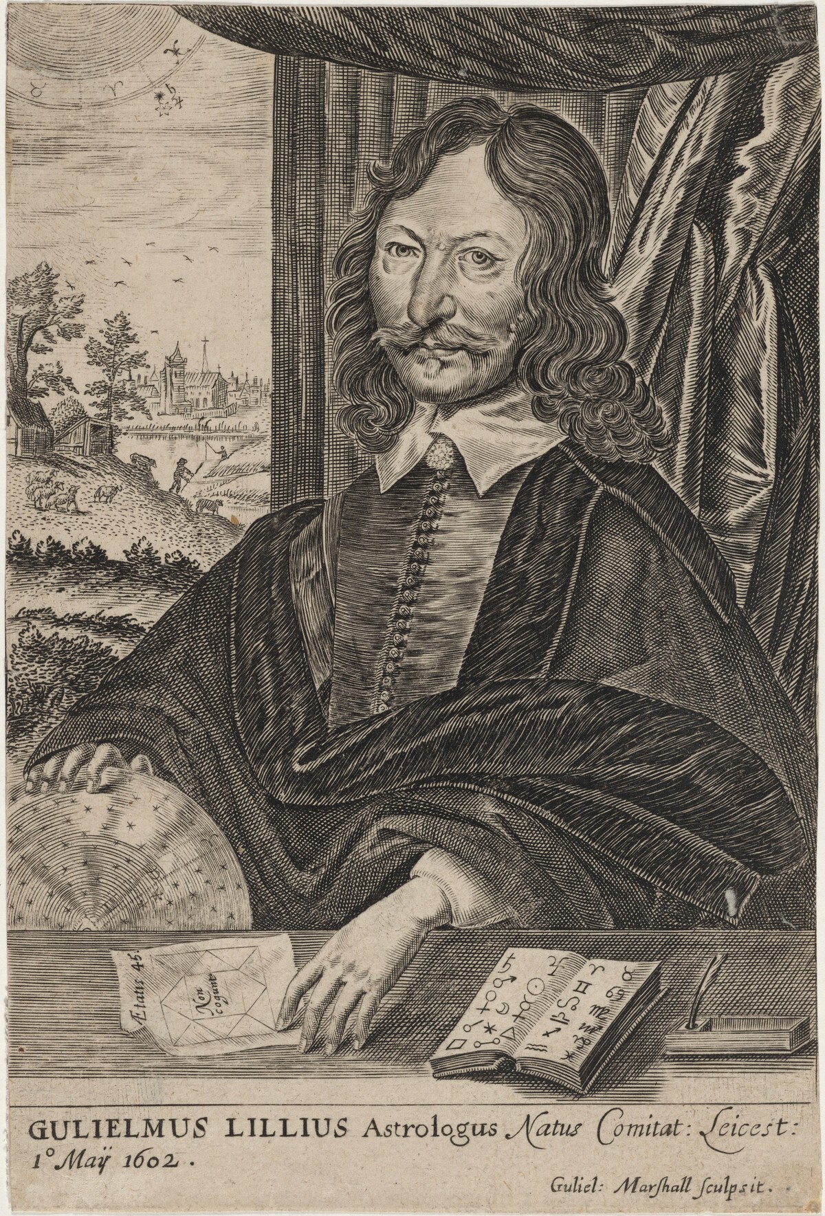 William Lilly, Astrologer by William Marshall
