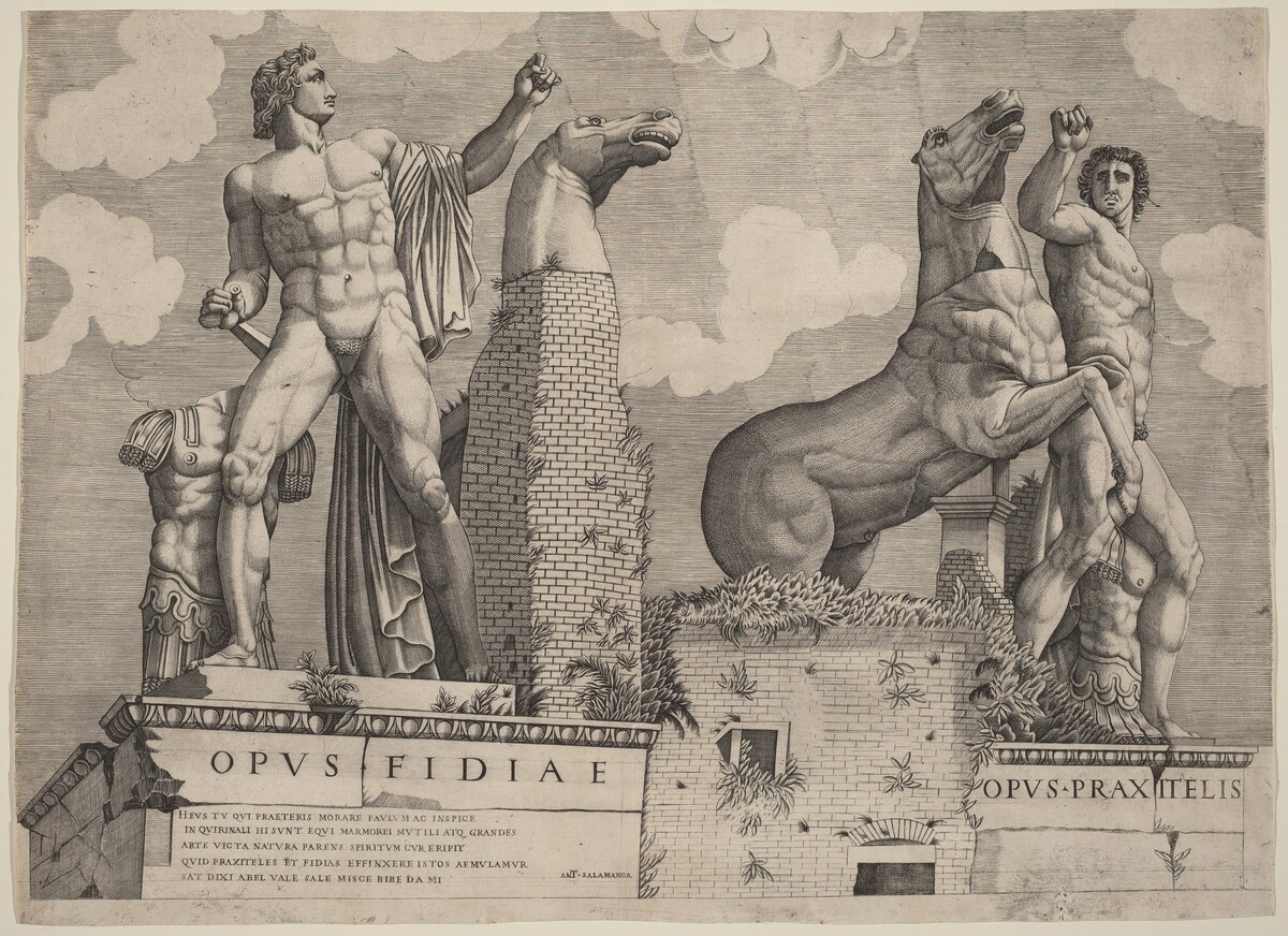 Opus Filiae... Opus Praxitelis by Italian 16th Century (published by Antonio Salamanca)