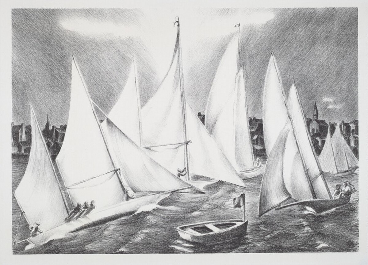 Jockeying for the Start by Ruth Starr Rose