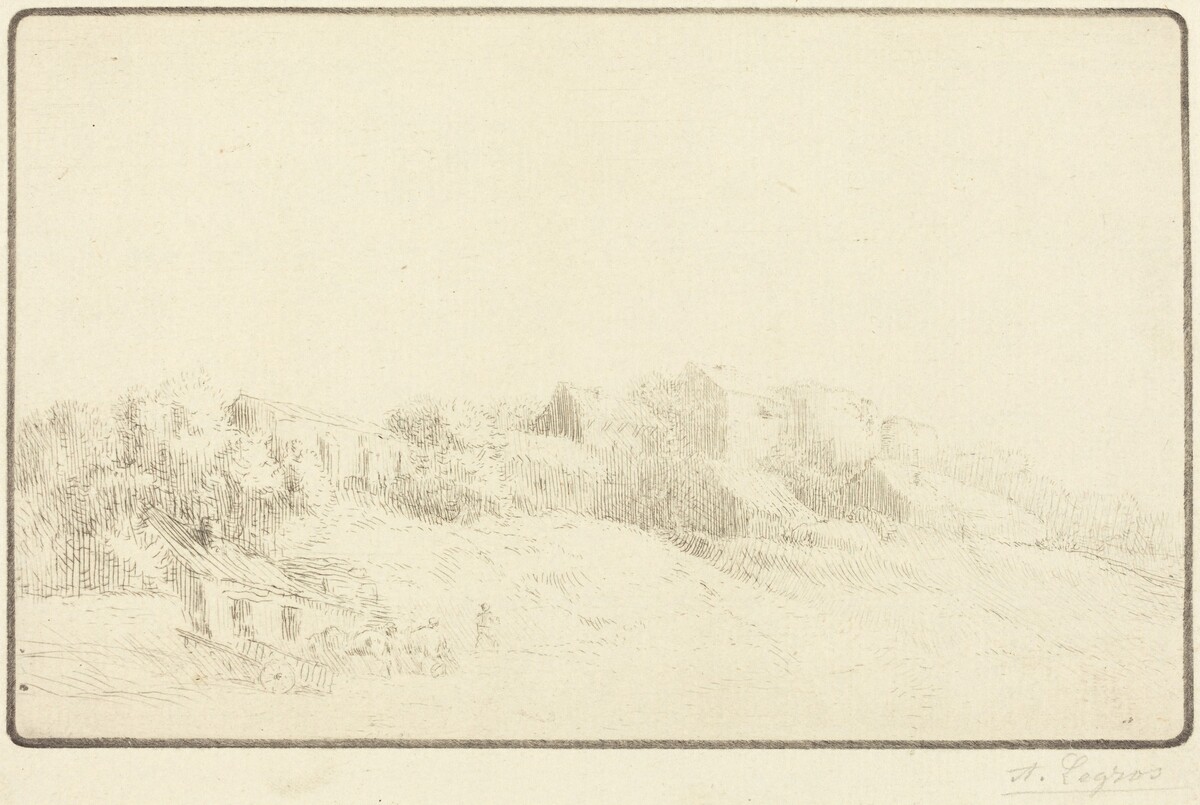 Saint Maurice in Bourgogne (Saint Maurice en Bourgogne) by Alphonse Legros