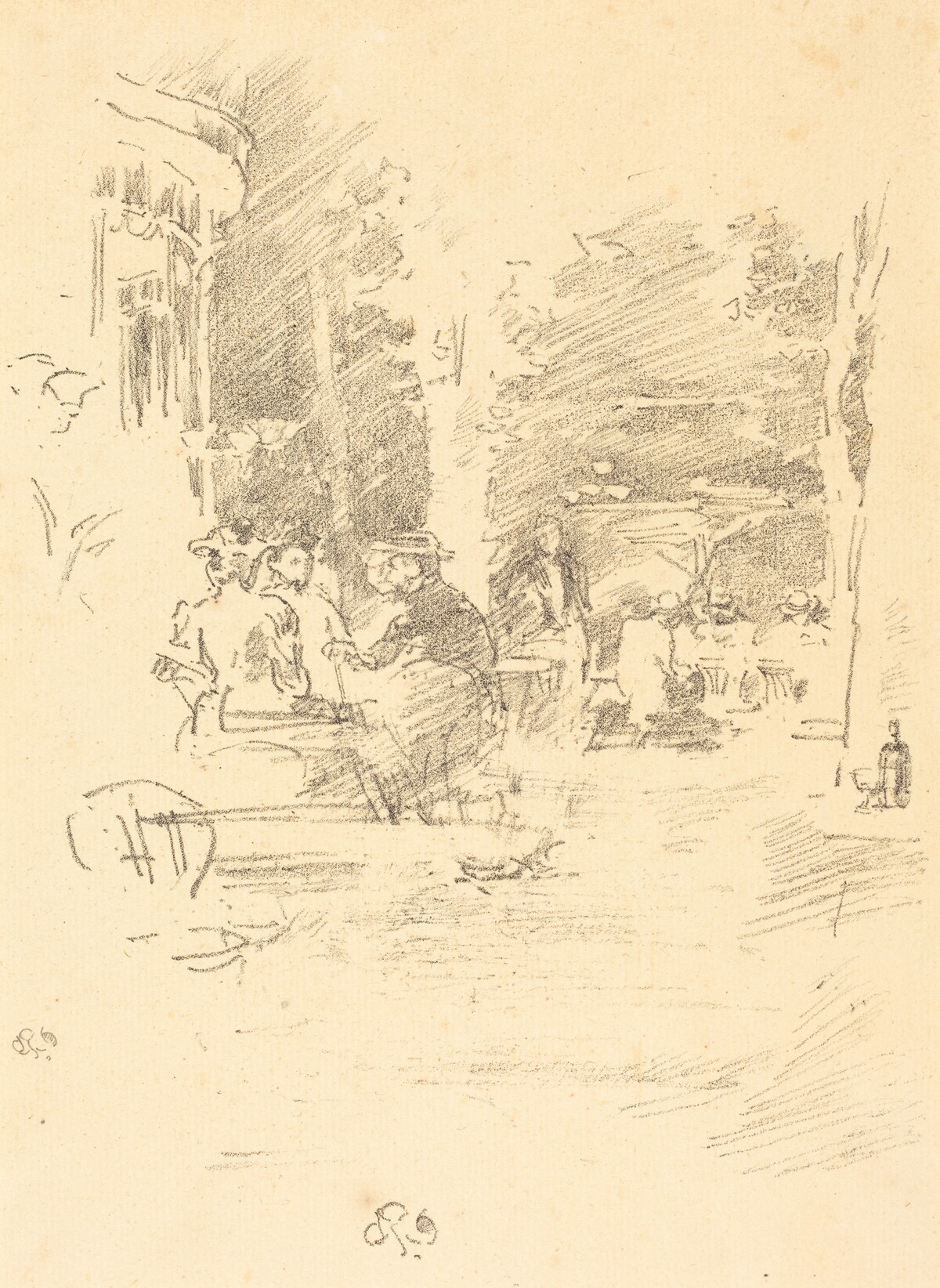 The Little Café au Bois by James McNeill Whistler