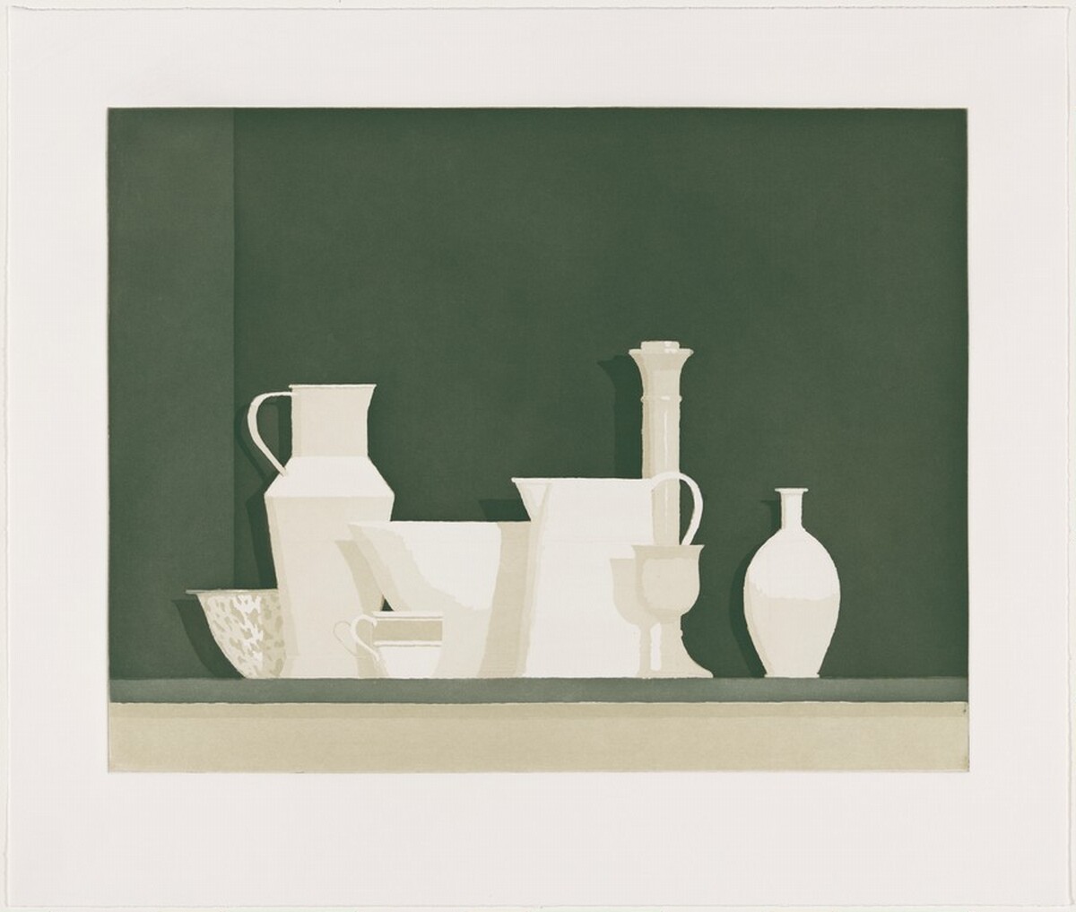 Umbria Verde [working proof 18] by William Bailey