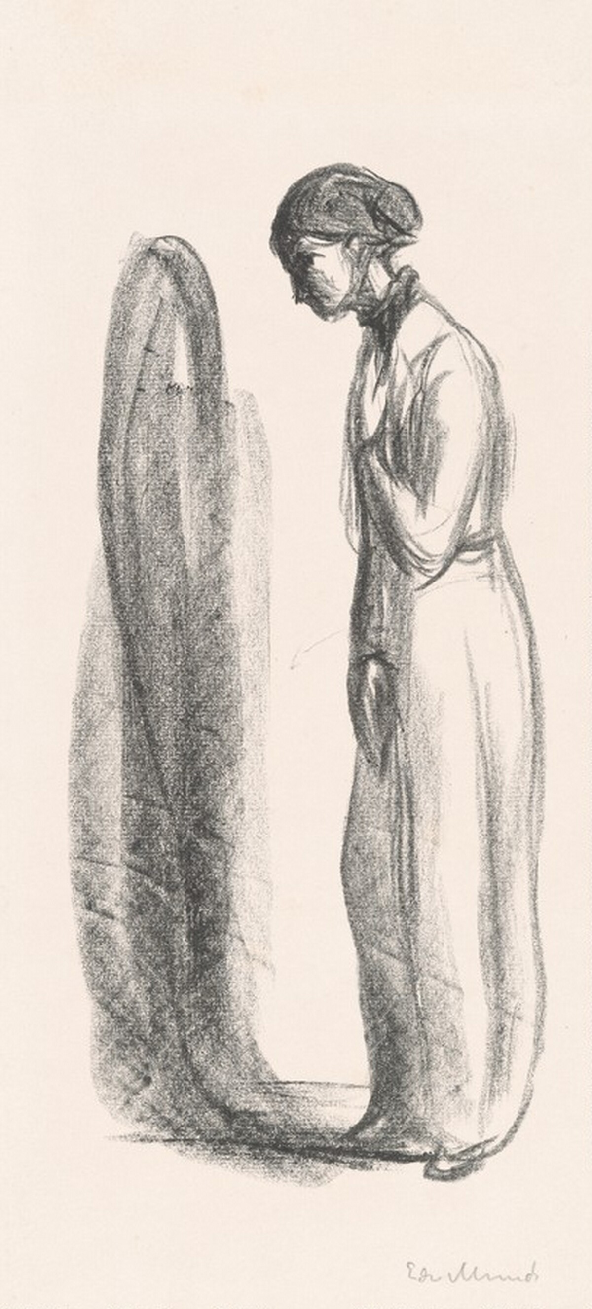 The Insane (Den sinnssyke) by Edvard Munch