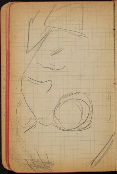 Weibliche Bildnisstudie, Detail (Female Portrait Study, Detail) [p. 32]