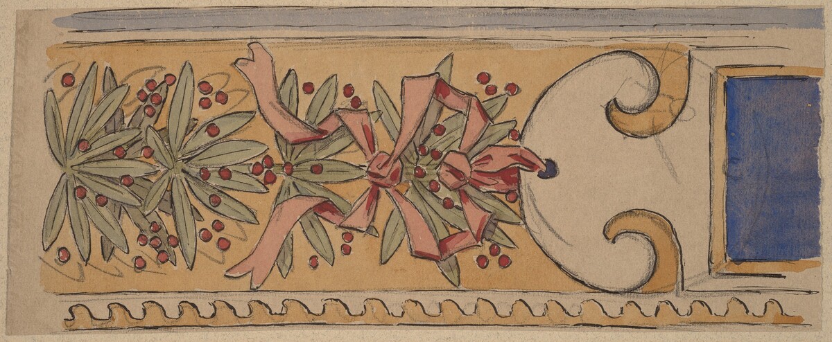 Study for a Border Design by Charles Sprague Pearce
