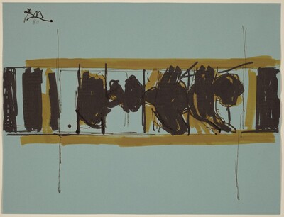 Untitled (Elegy Sketch for National Gallery Mural)