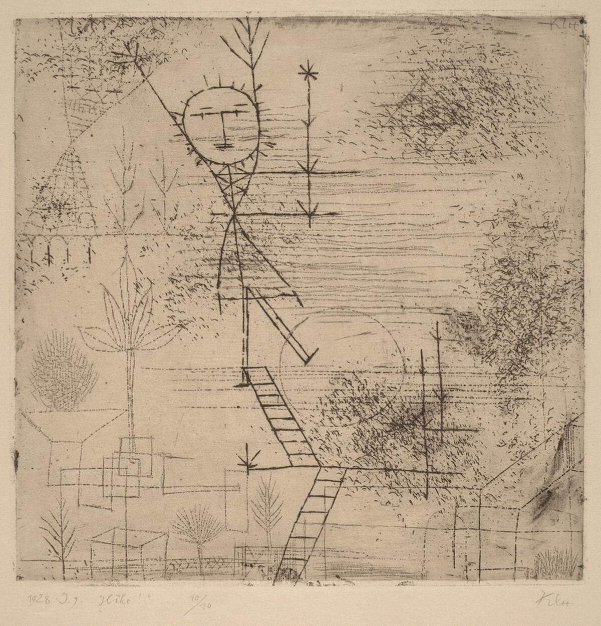 Height! (Höhe!) by Paul Klee