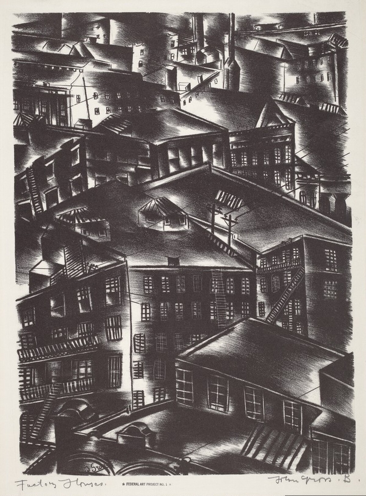 Factory Houses by Jolán Gross-Bettelheim