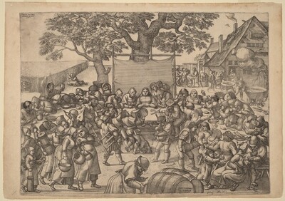 The Large Rustic Wedding Feast