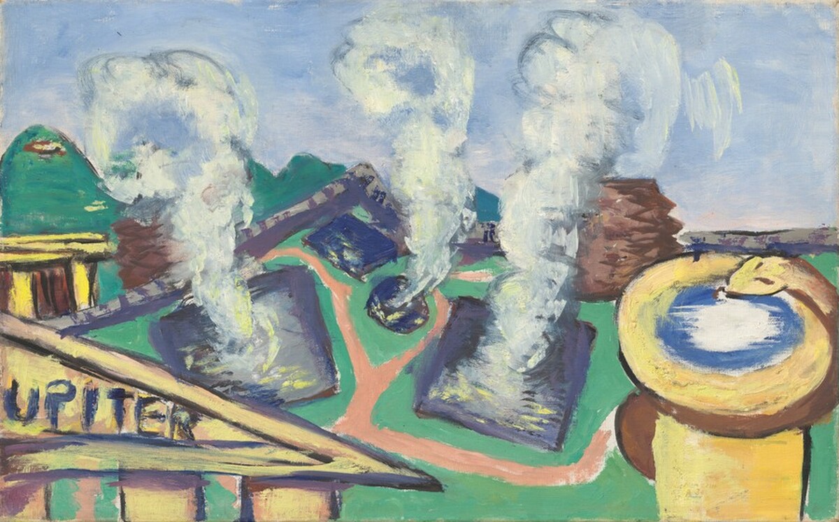 Hot Springs at Abano by Max Beckmann