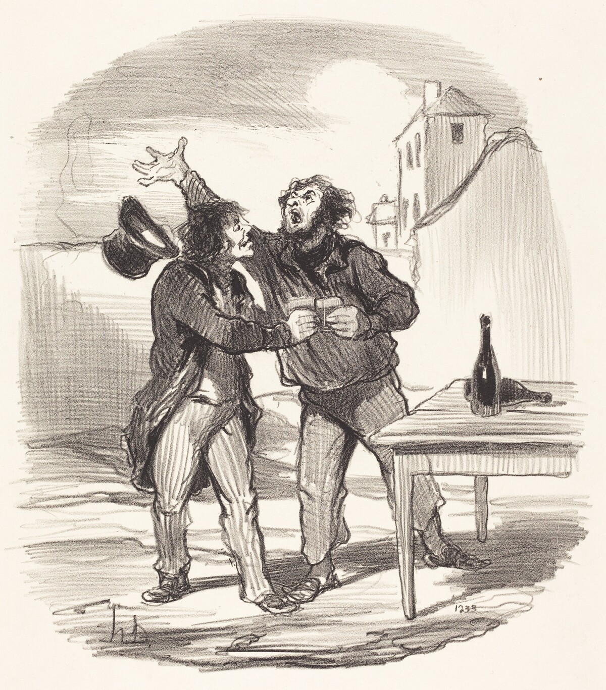 Membre... du dix Décembre prenant le la... by Honoré Daumier