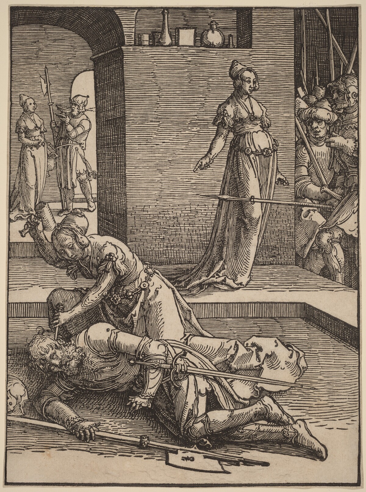 Jael Killing Sisera by Lucas van Leyden