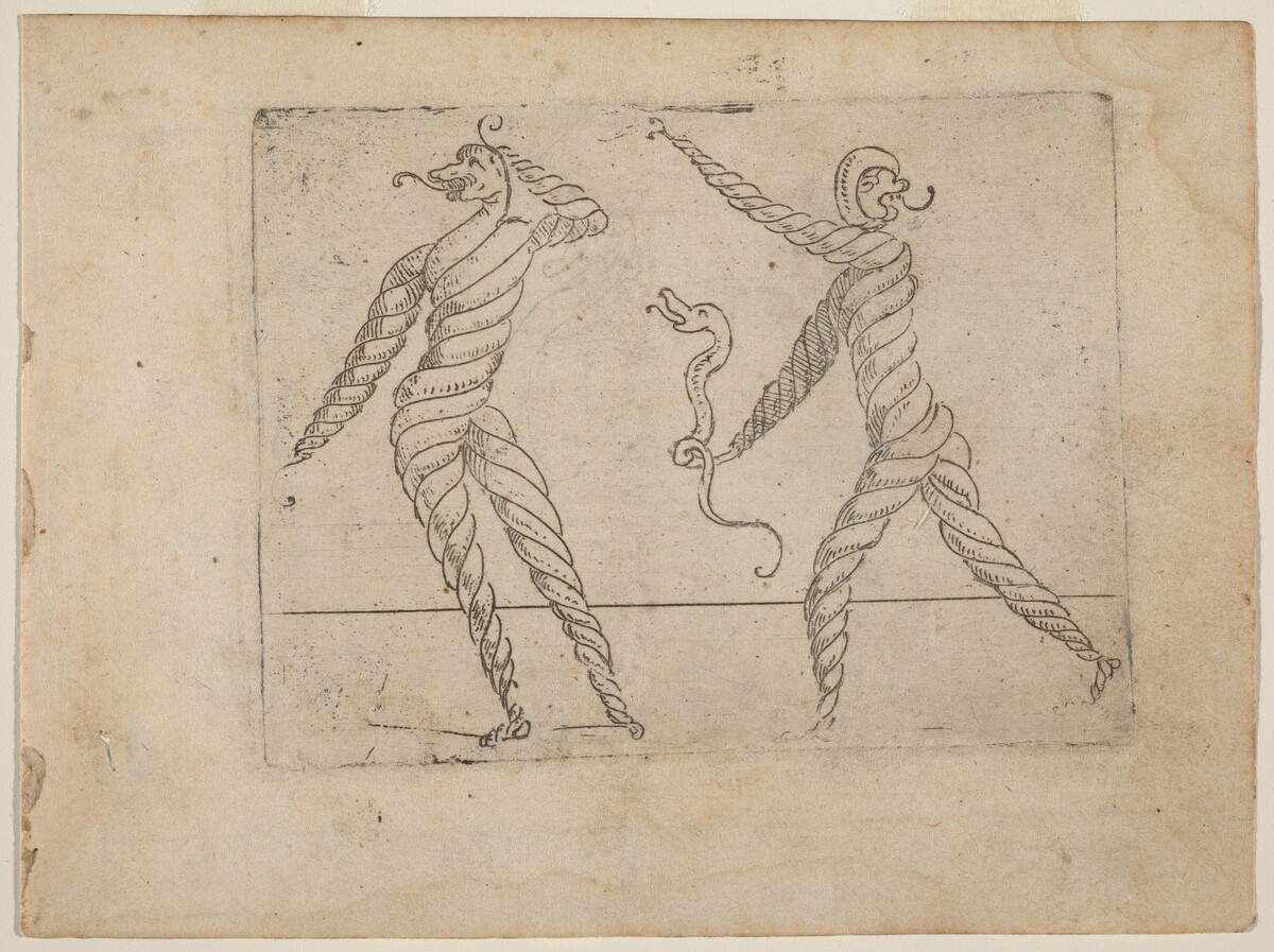 From "Bizzarie di varie Figure" by Giovanni Battista Bracelli