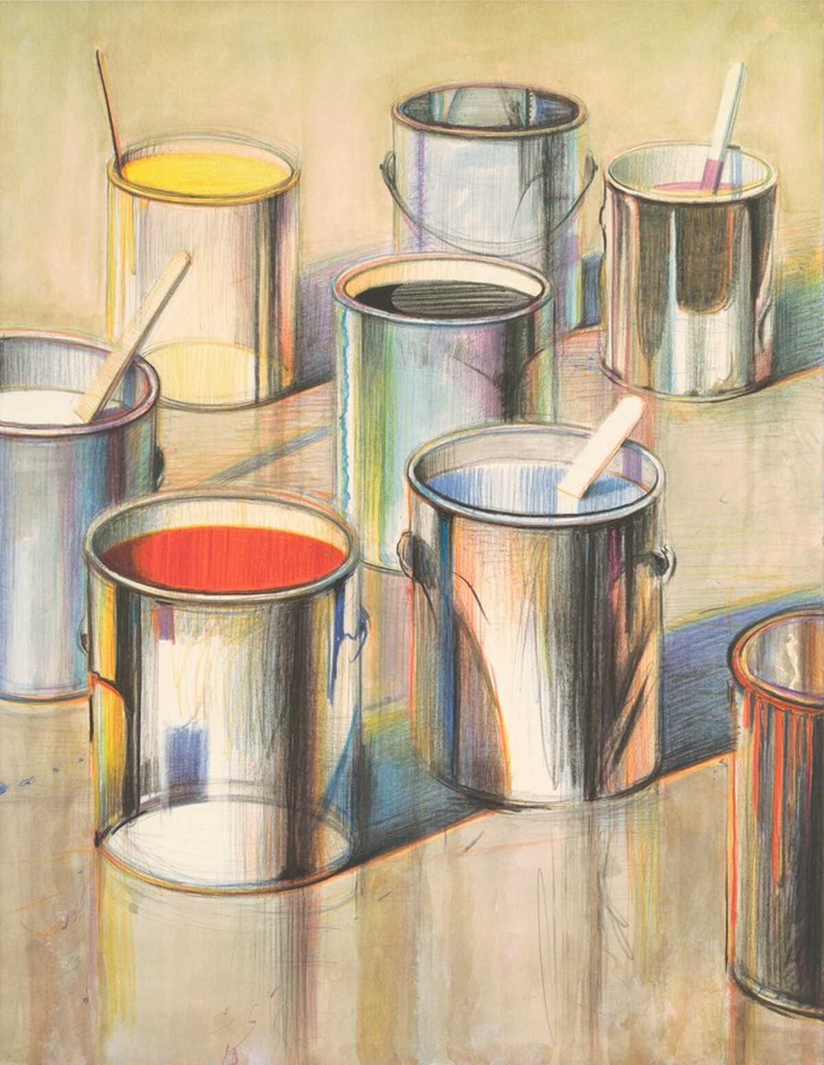 Paint Cans by Wayne Thiebaud