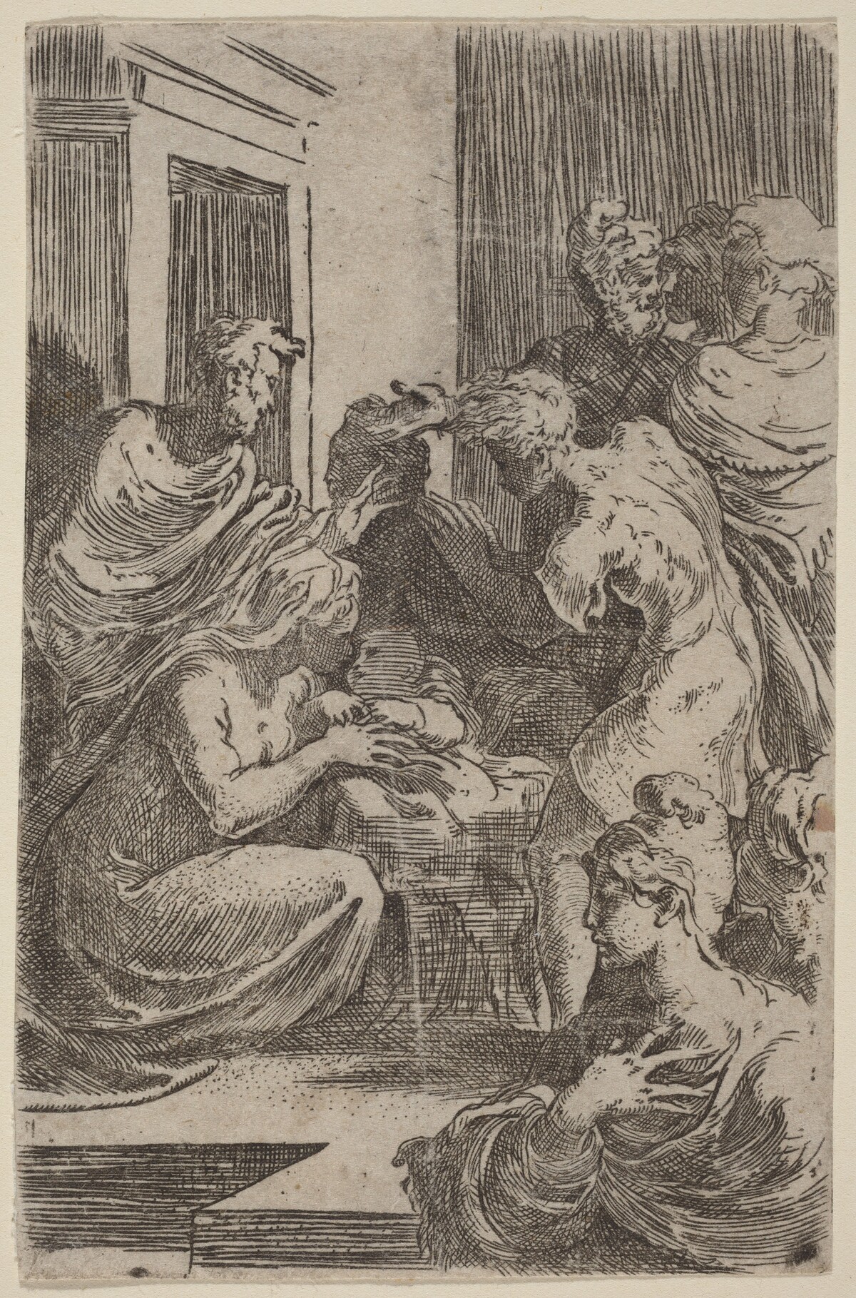 The Adoration of the Shepherds by Parmigianino