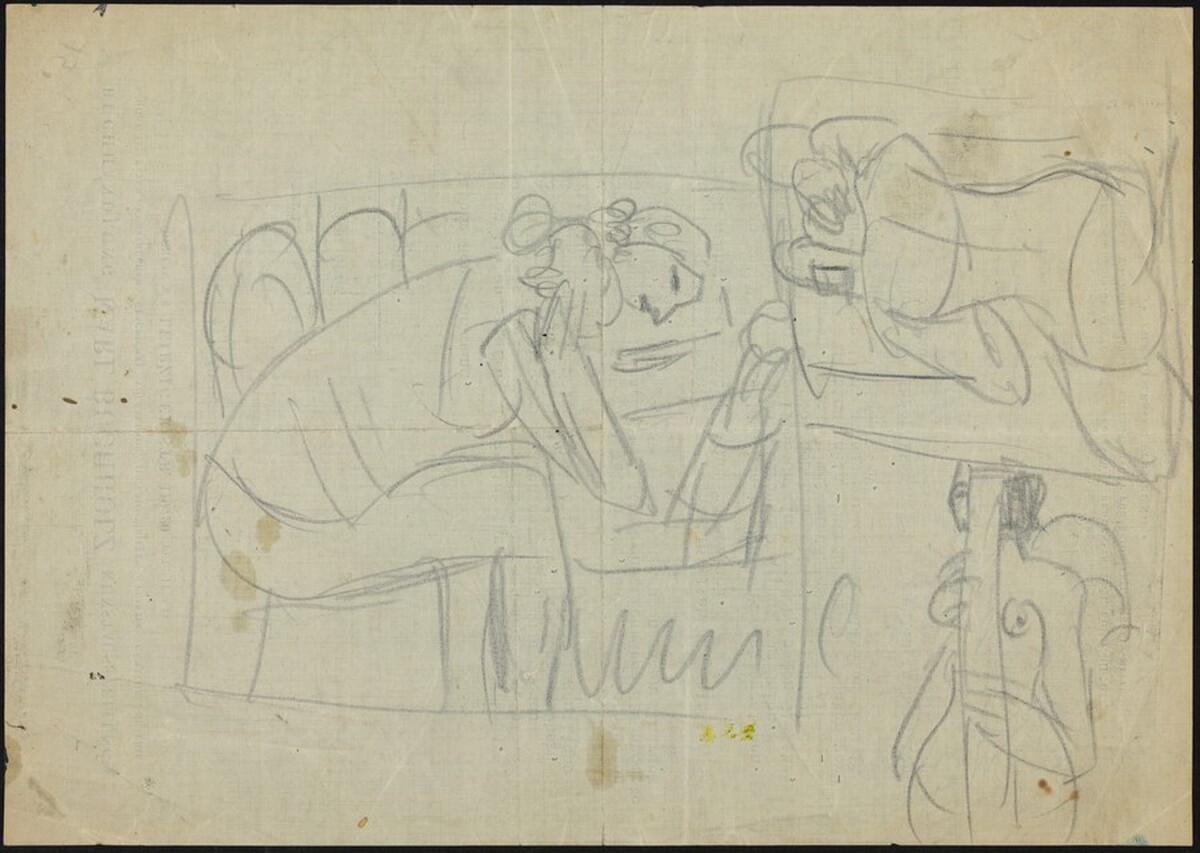 Figure Studies by Max Beckmann
