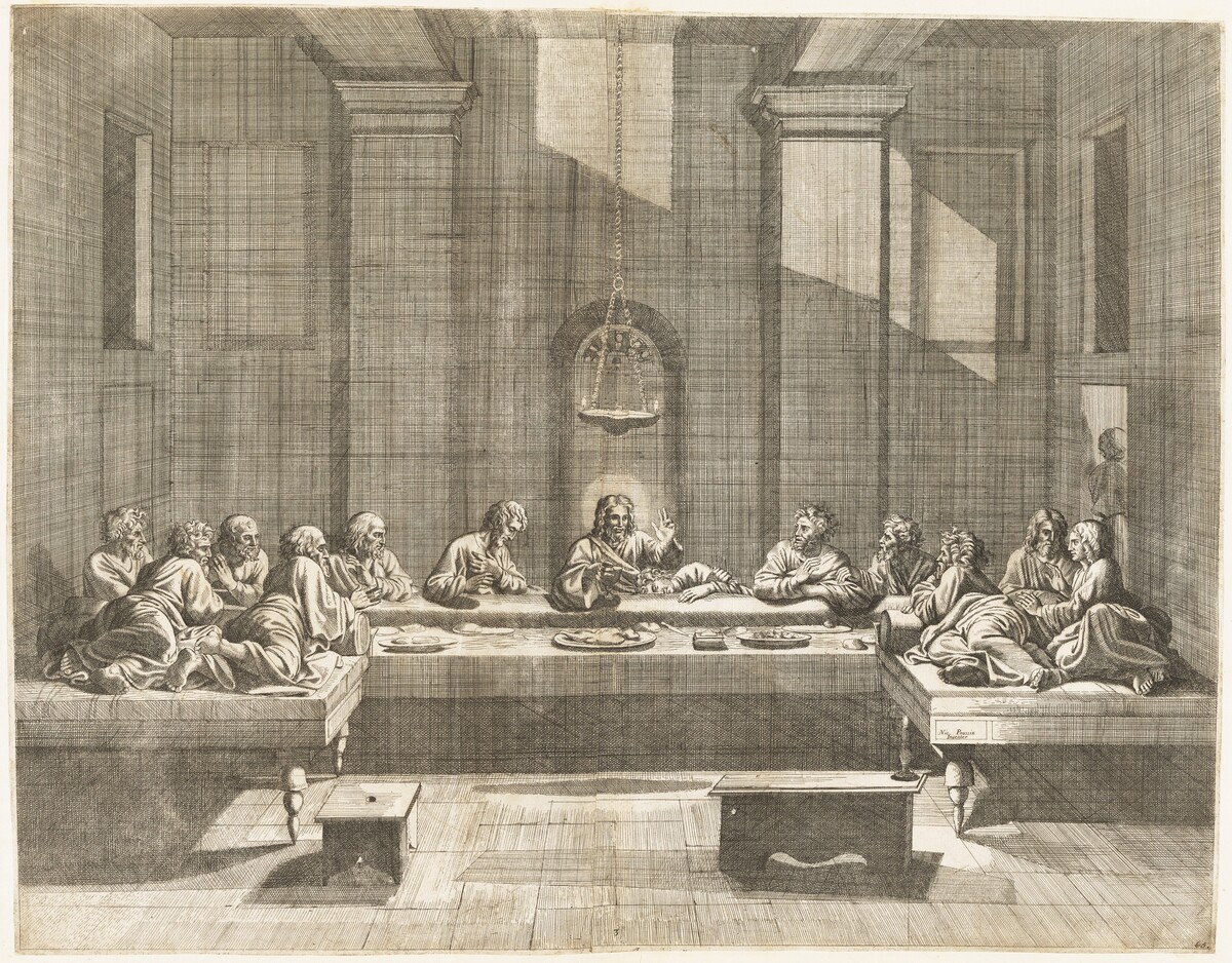 Eucharist by Jean Dughet after Nicolas Poussin