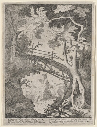 A Rocky Landscape with the Temptation of Christ