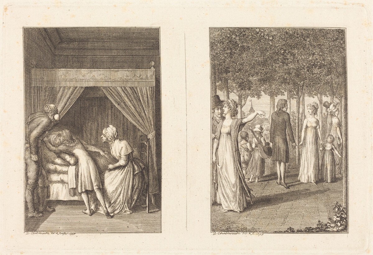 Illustrations to La Fontaine by Daniel Nikolaus Chodowiecki
