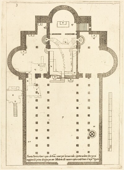 Plan of the Church of the Holy Manger