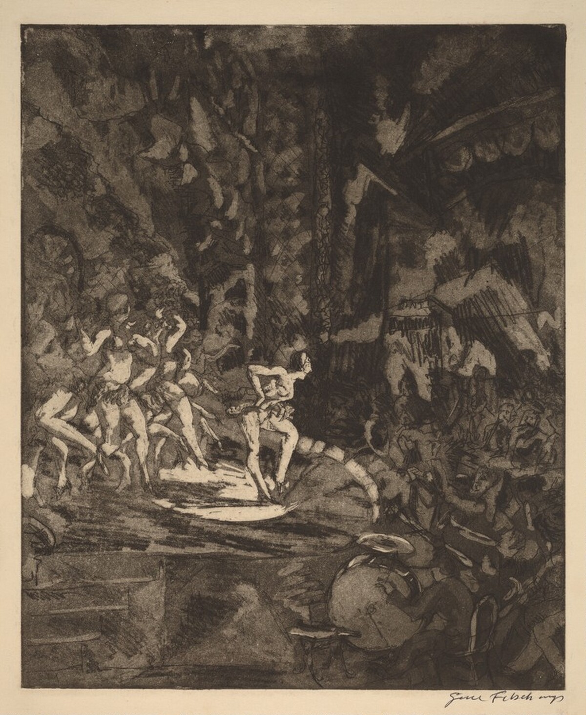 Burlesque by Eugene Camille Fitsch
