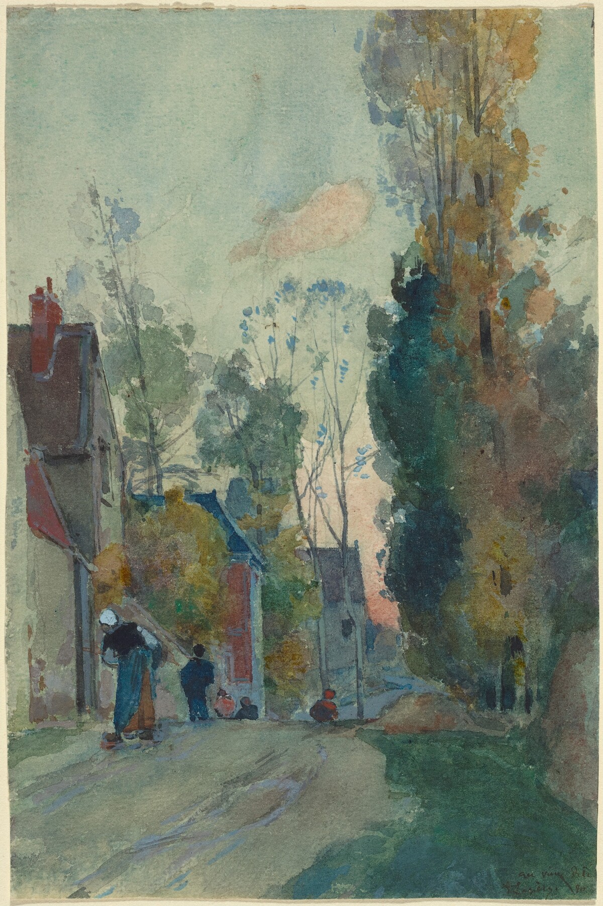 Rue de Jouy le Comte by Auguste Lepère