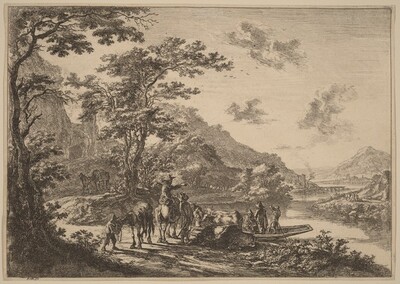 View of the Tiber in the Campagna