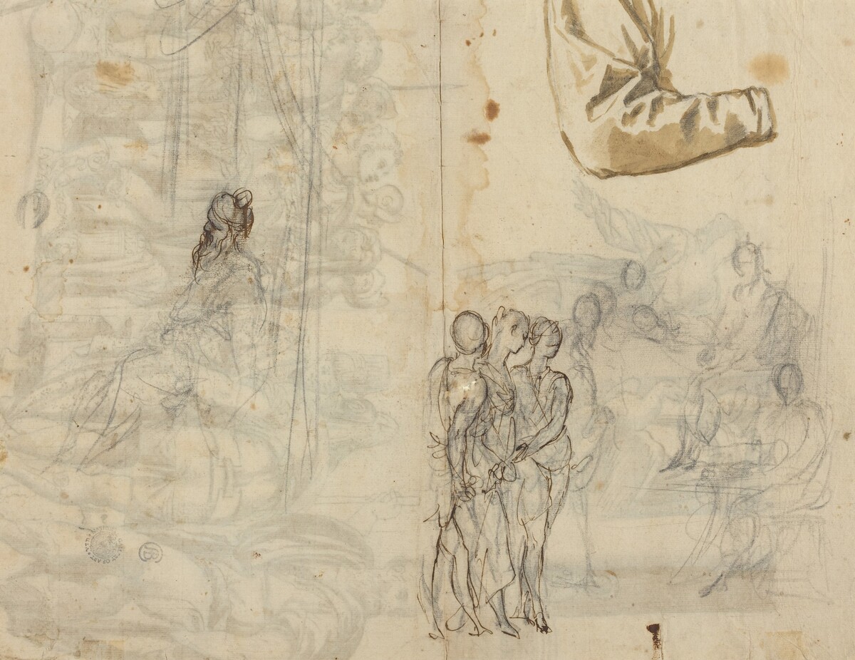 Copy After a Historical Painting from the Circle of Paolo Veronese [recto] by Italian 16th Century