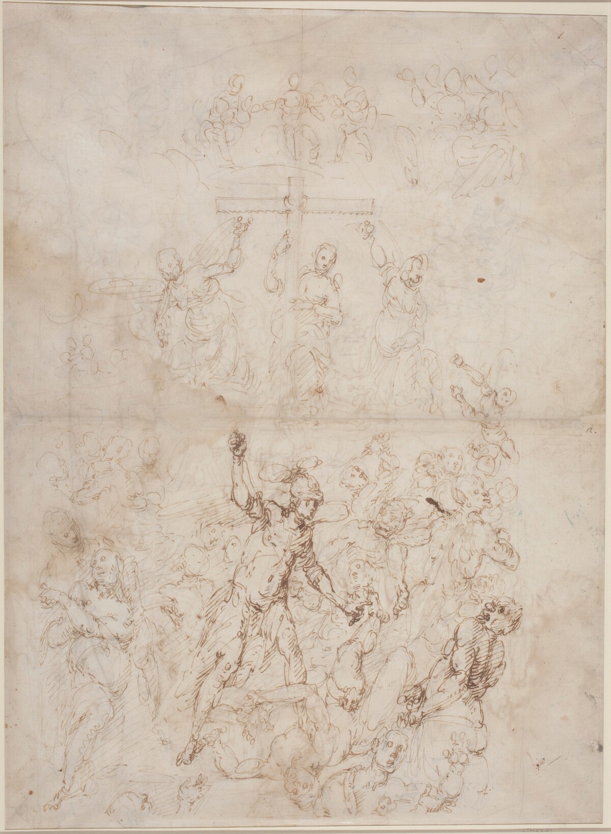 The Last Judgment by Giulio Benso, after Aurelio Lomi