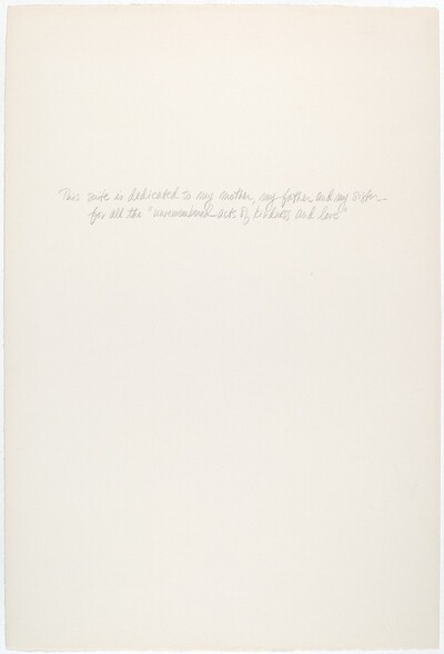 Dedication Page