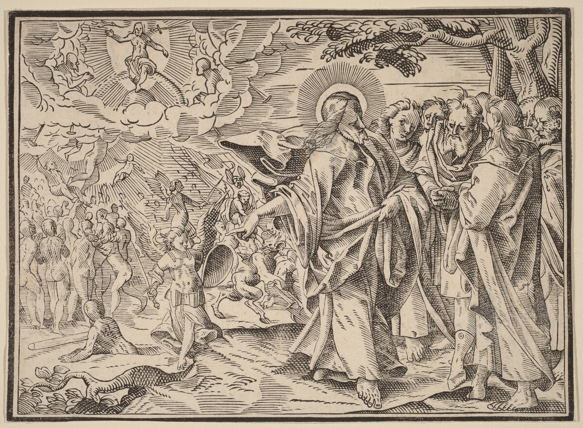 Christ Tells His Disciples of the Last Judgment by Christoph Murer