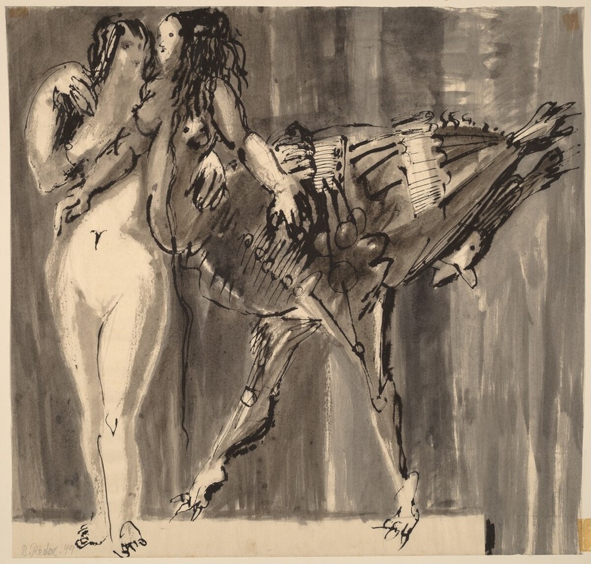 Woman and Centaur by Bernard Reder