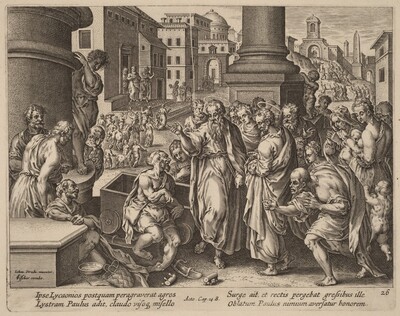Saint Paul Heals the Lame Man at Lystra