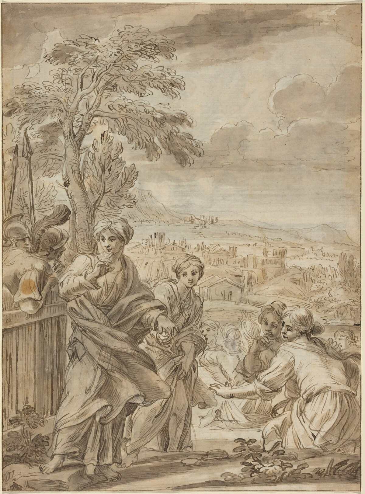 Historical Scene [recto] by Angelo Marullo