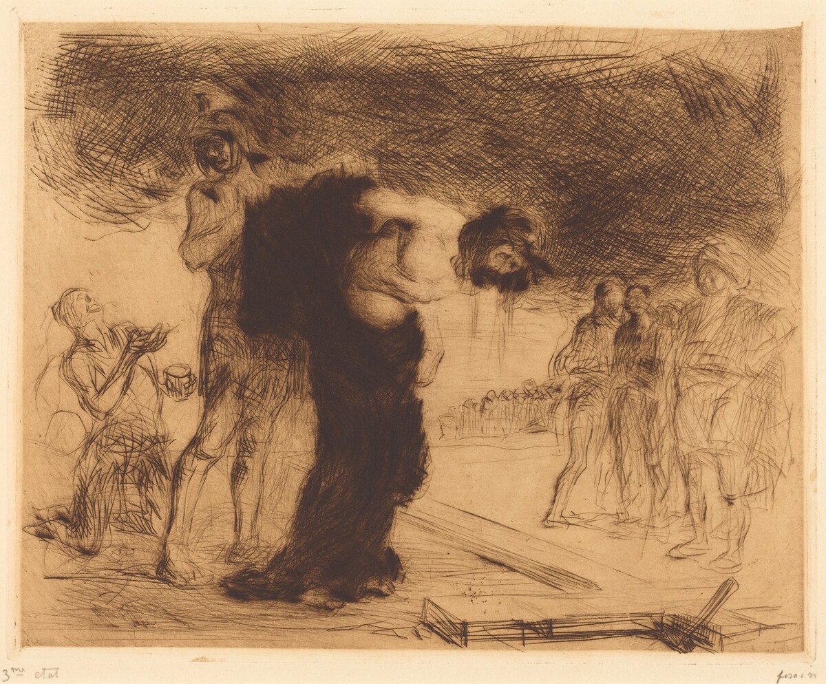 Le Christ dépouillé de ses vêtements (Christ Stripped of His Clothes) by Jean-Louis Forain