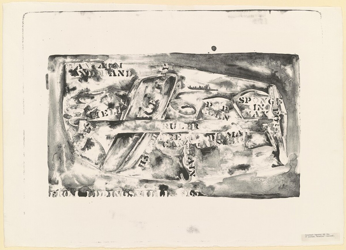 From Eddingsville 1965 by Jasper Johns