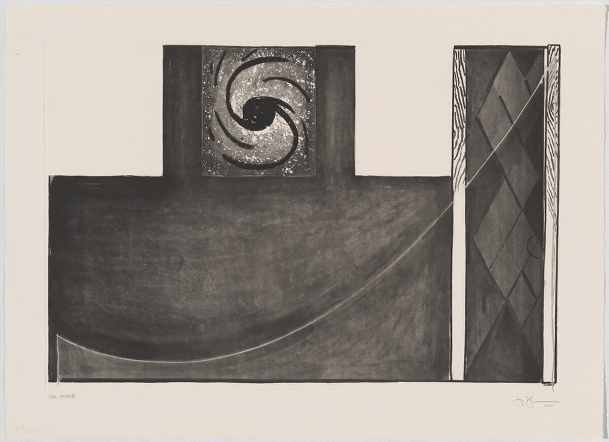 Untitled [state proof of 3rd state] by Jasper Johns