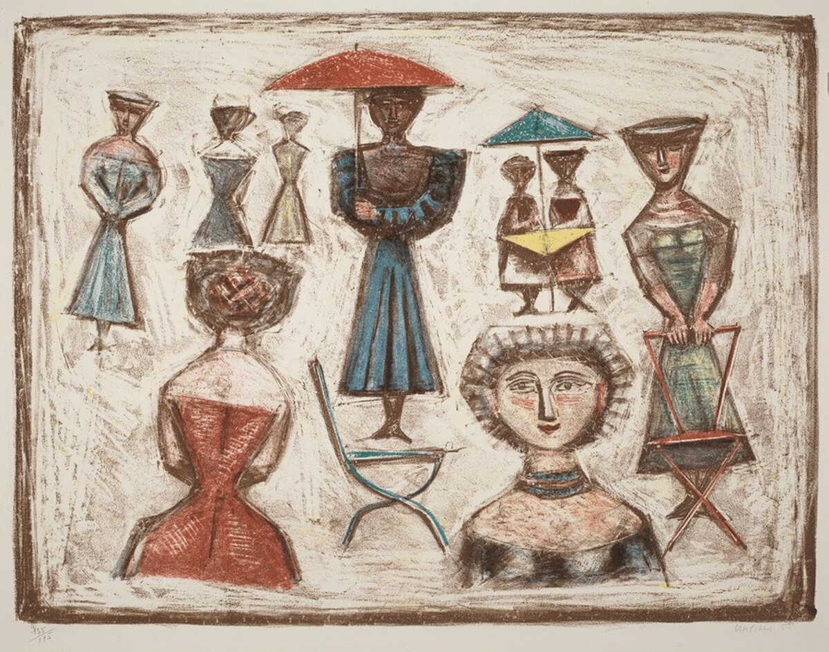 Passeggiata Romana (Roman Promenade) by Massimo Campigli