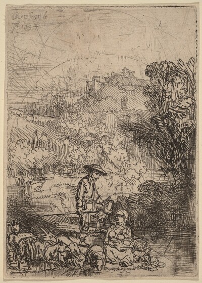 The Shepherd and His Family