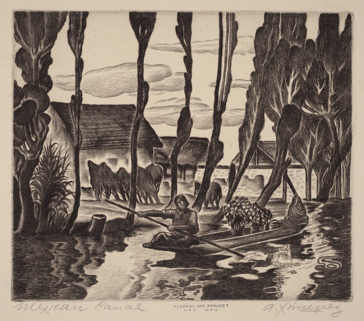 Mexican Canal by Alfredo Ximenez