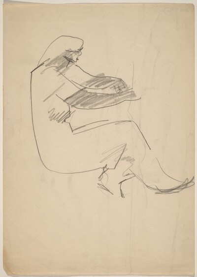 Seated Figure Facing Right