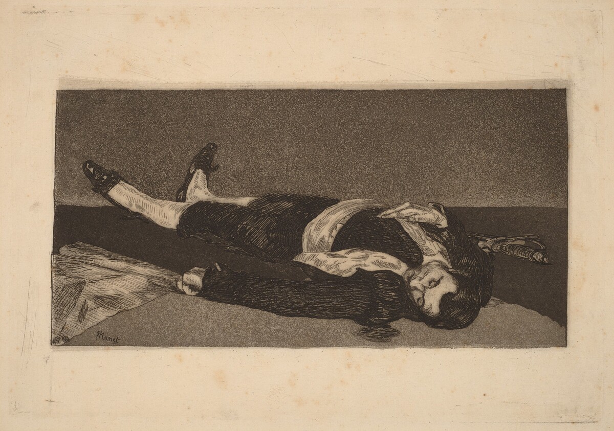 Dead Toreador (Torero mort) by Edouard Manet