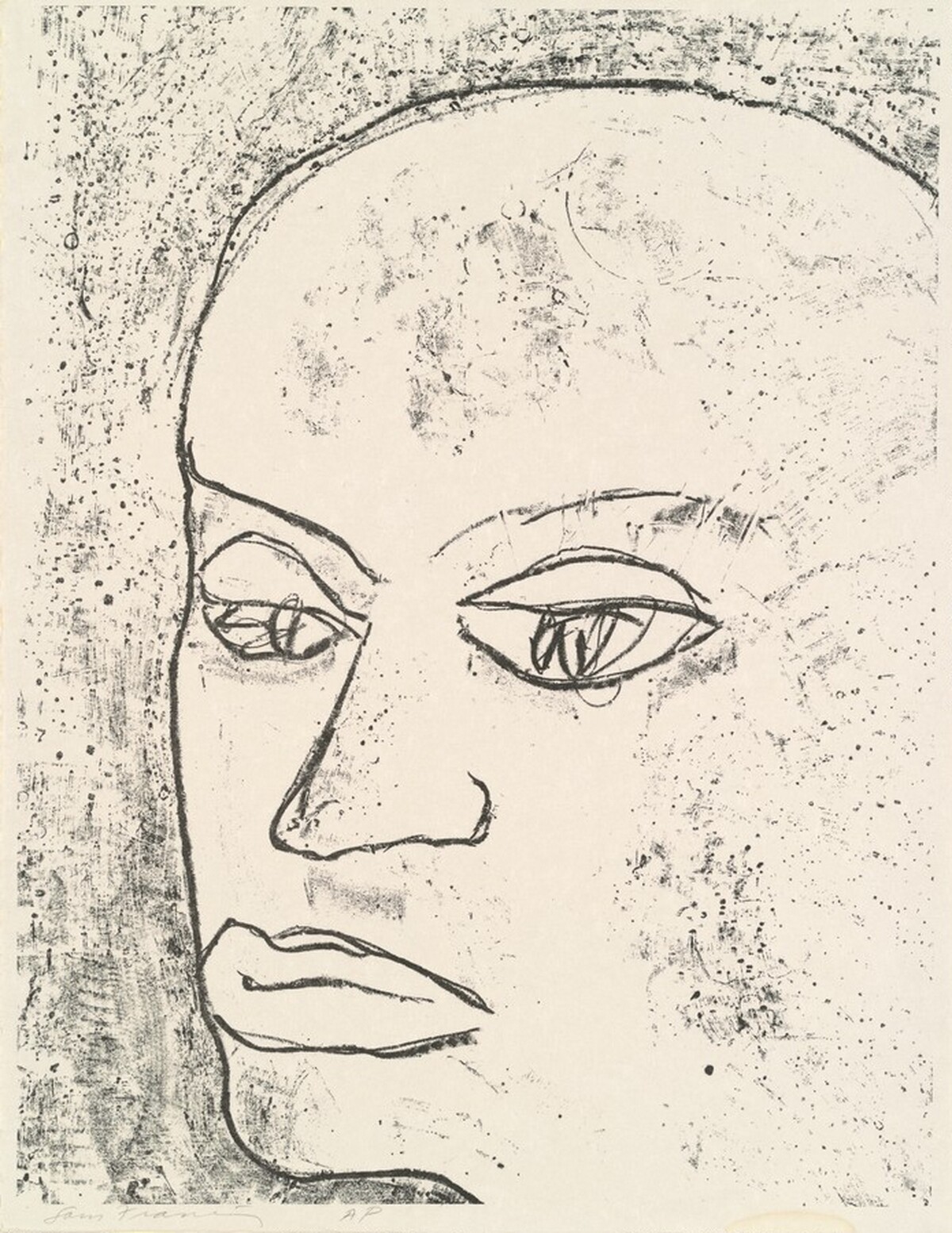 Self-Portrait by Sam Francis