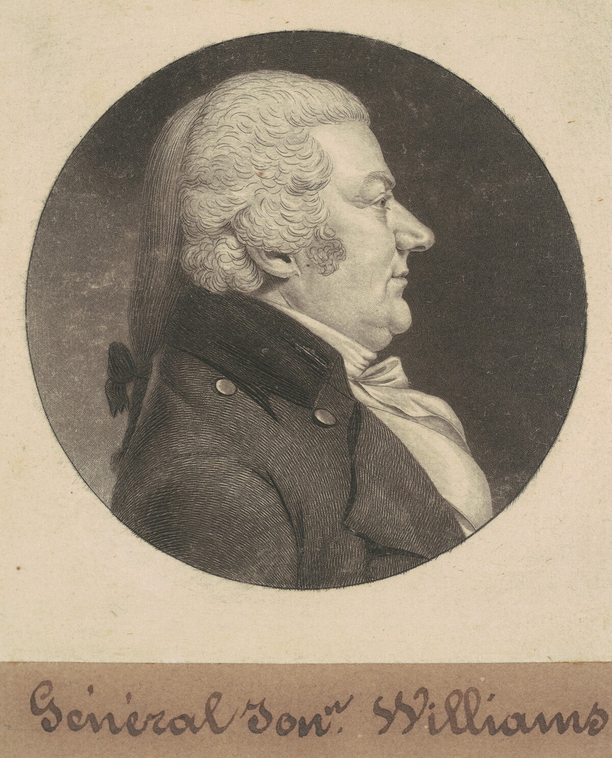 Jonathan Williams by Charles B. J. Févret de Saint-Mémin