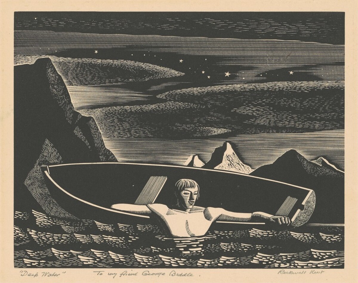 Deep Water by Rockwell Kent