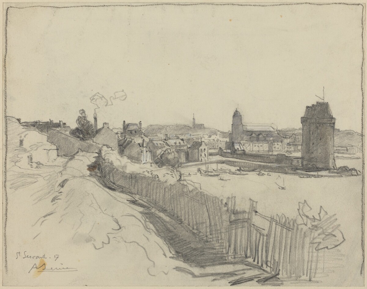 Saint Servan by Auguste Lepère