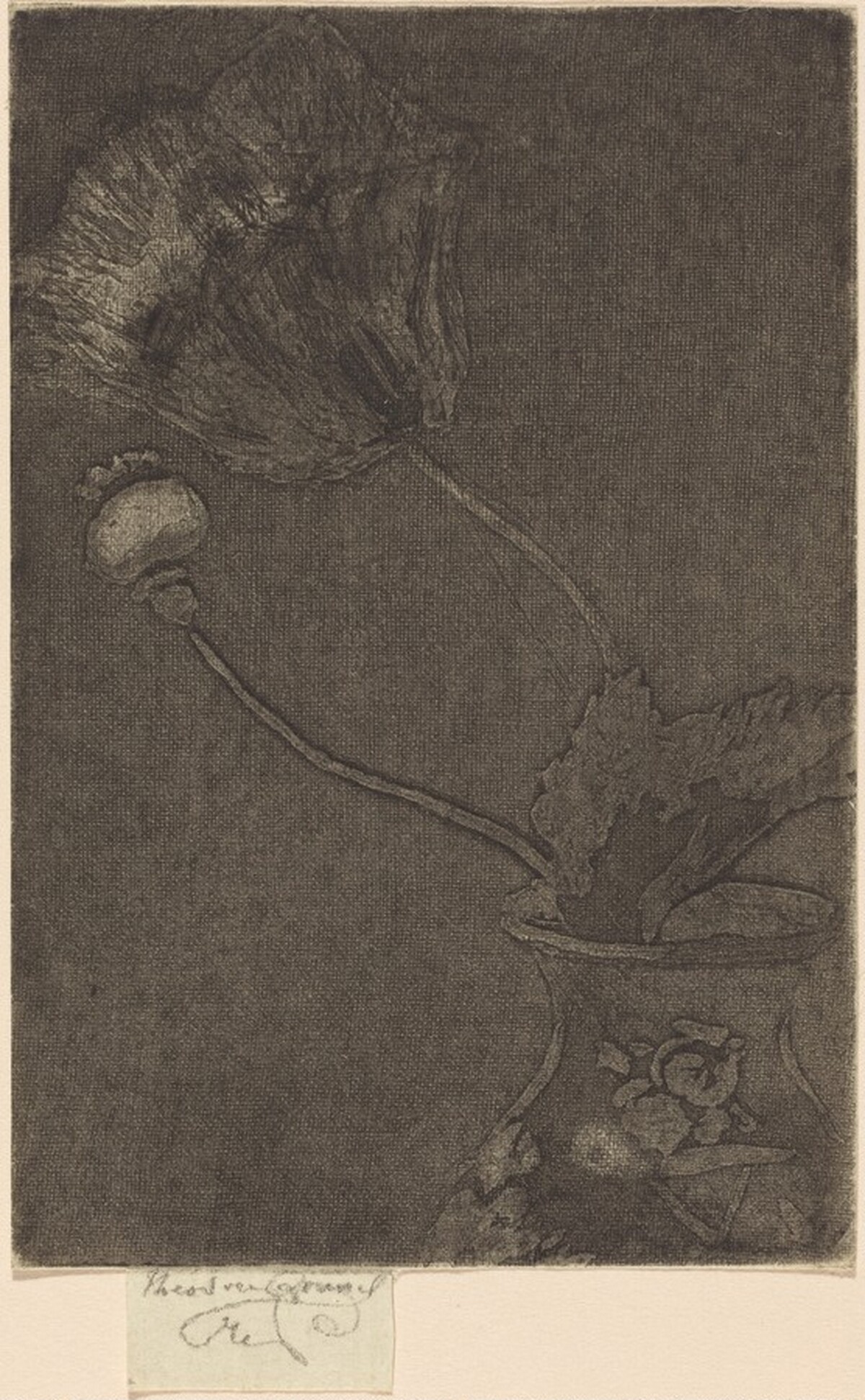 Poppy in a Vase by Théodore Roussel