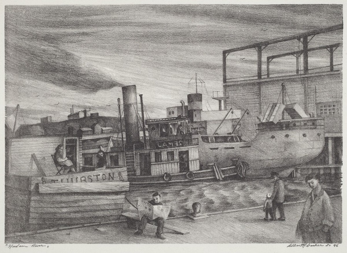 Hudson River by Albert Herrman Decker