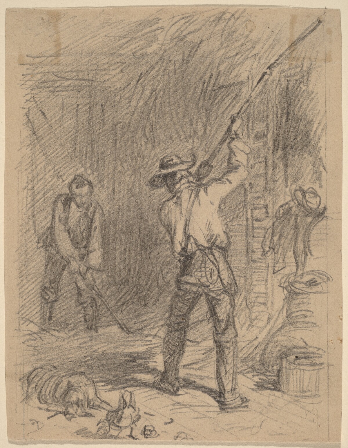 Man Flailing by Felix Octavius Carr Darley