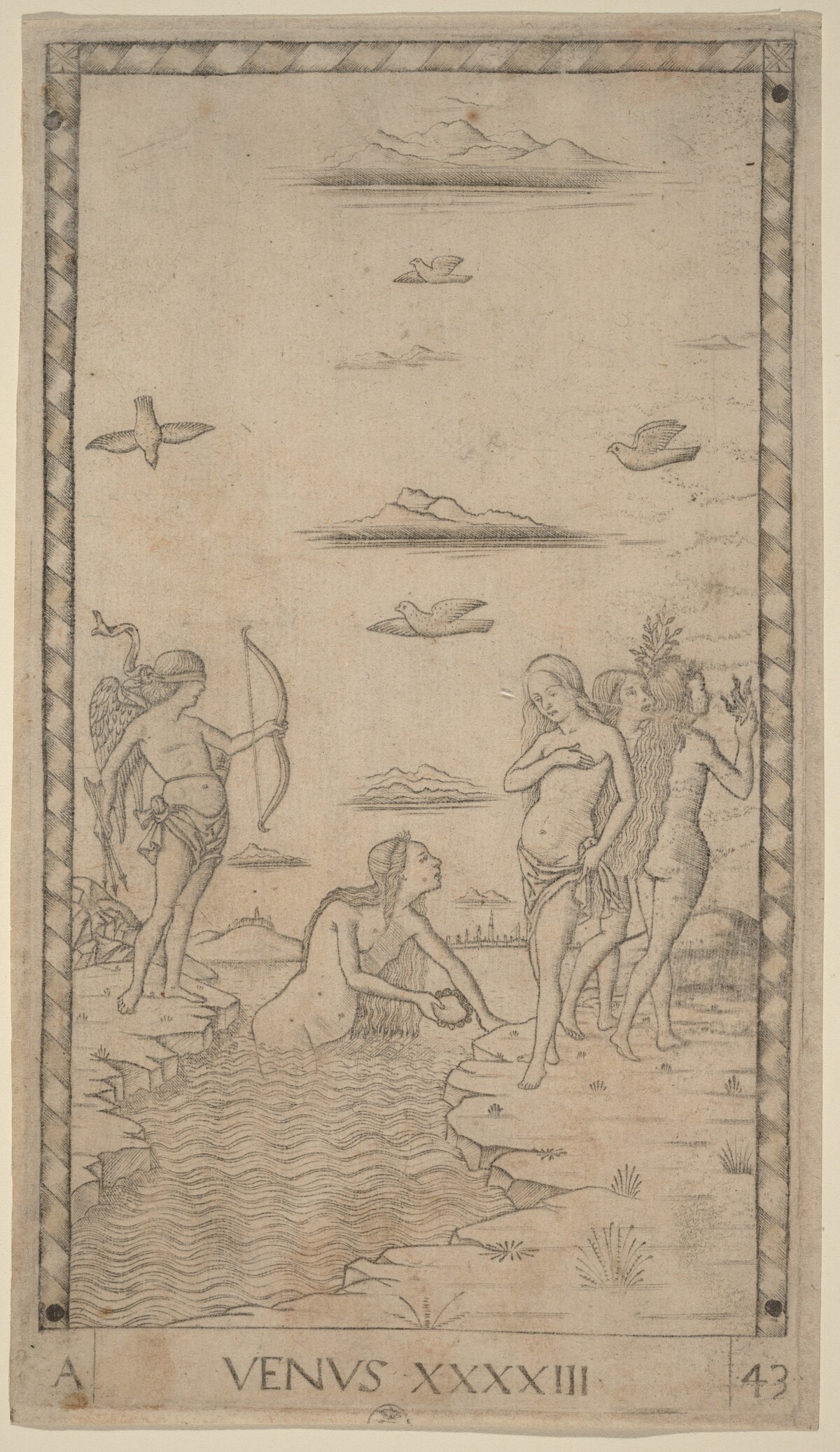 Venus by Master of the E-Series Tarocchi